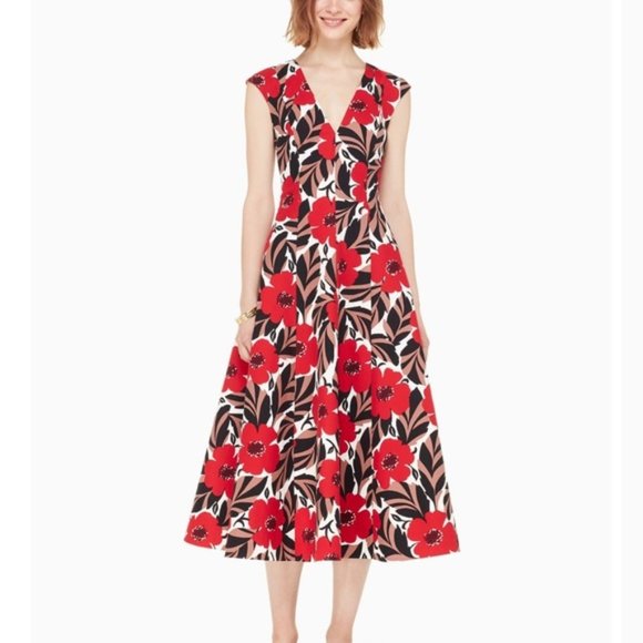 kate spade Dresses & Skirts - SOLD 🚧🚧! Kate Spade Poppy Field Dress Sz 4